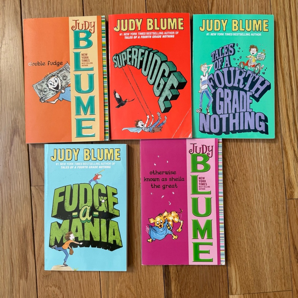 Judy Blume Set of 5 Paperback Books